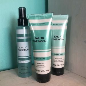 Mary Kay 3 Pc Body Care Set SAIL TO THE MOON 🌙 (Body Spray, Shower Gel, Lotion)